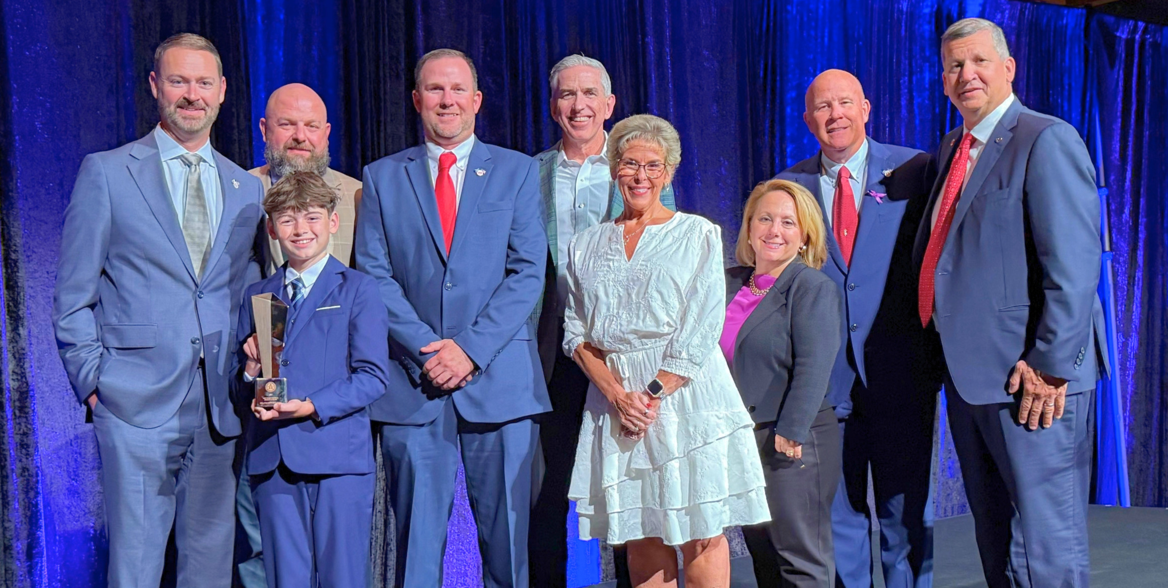 Arcoro CEO Dave Gray and Carrie Gardenhire attend the AGC Chapter Awards