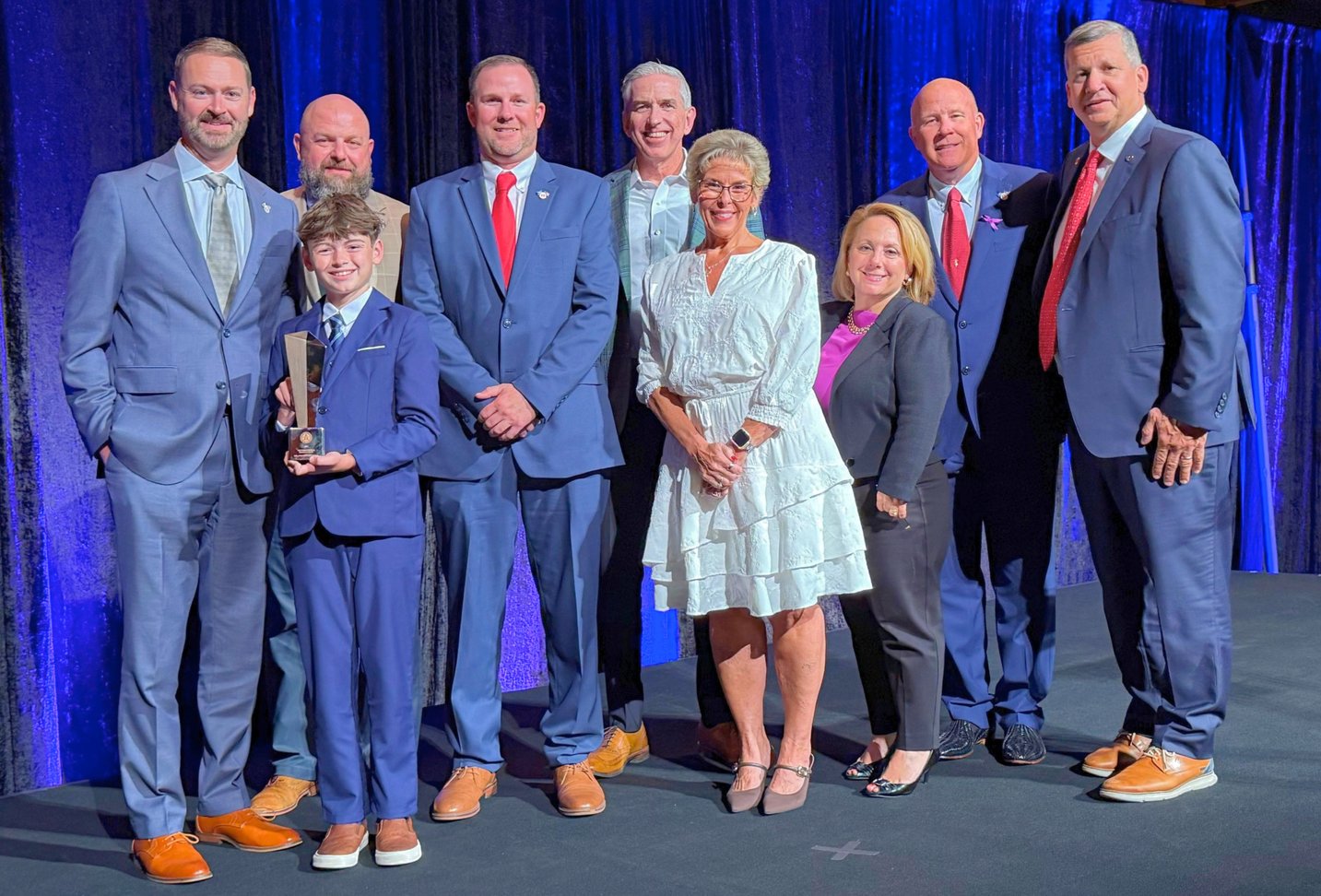 Arcoro CEO Dave Gray and Carrie Gardenhire attend the AGC Chapter Awards