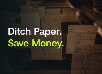 Arcoro image of of paper timesheets with 