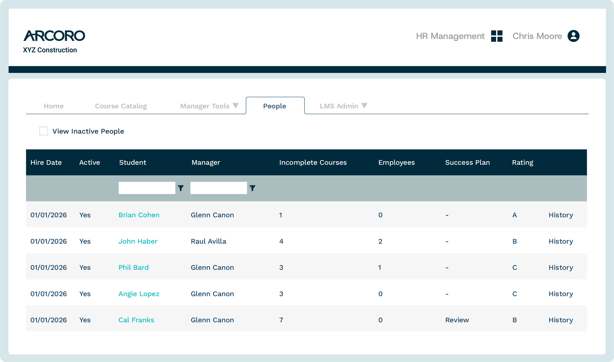 Point 2 - admin view of employees@2x